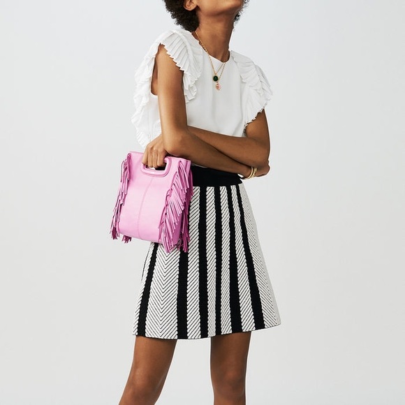 Maje Jasper Knit Trapeze Skirt - Picture 5 of 7